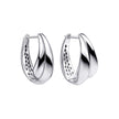 Beginnings Organic Wave Hoop Earrings