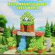 100Pcs/Set Minecraft Magnetic Building Blocks Children Kids Educational Toy Gifts