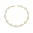 Elements Gold Quatrefoil Station Bracelet