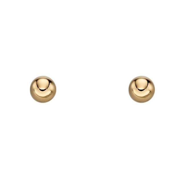 Elements Gold Ball Stud Earrings
