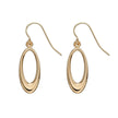Elements Gold Open Oval Earrings-0
