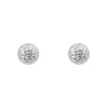 Elements Gold Textured Ball Stud Earrings-0