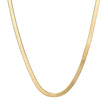 Elements Gold Herringbone Chain Necklace