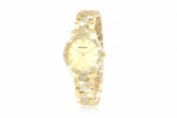 Henley Ladies Fashion Bling Gold Dial & Gold Diamante Bracelet Watch and Presentation Gift Box