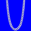 Fred Bennett Heavyweight Diamond Cut Curb Chain Necklace Platinum Pl 56 cm