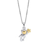 D For Diamond Astronaut Ted Pendant with Diamond