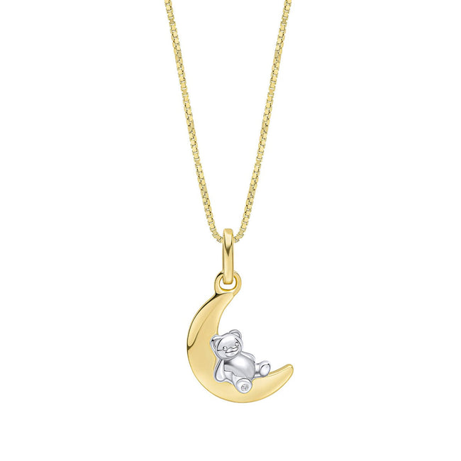 D For Diamond Ted on the Moon Pendant with Diamond-0