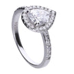 Diamonfire Teardrop Ring with Pave Shoulders-0