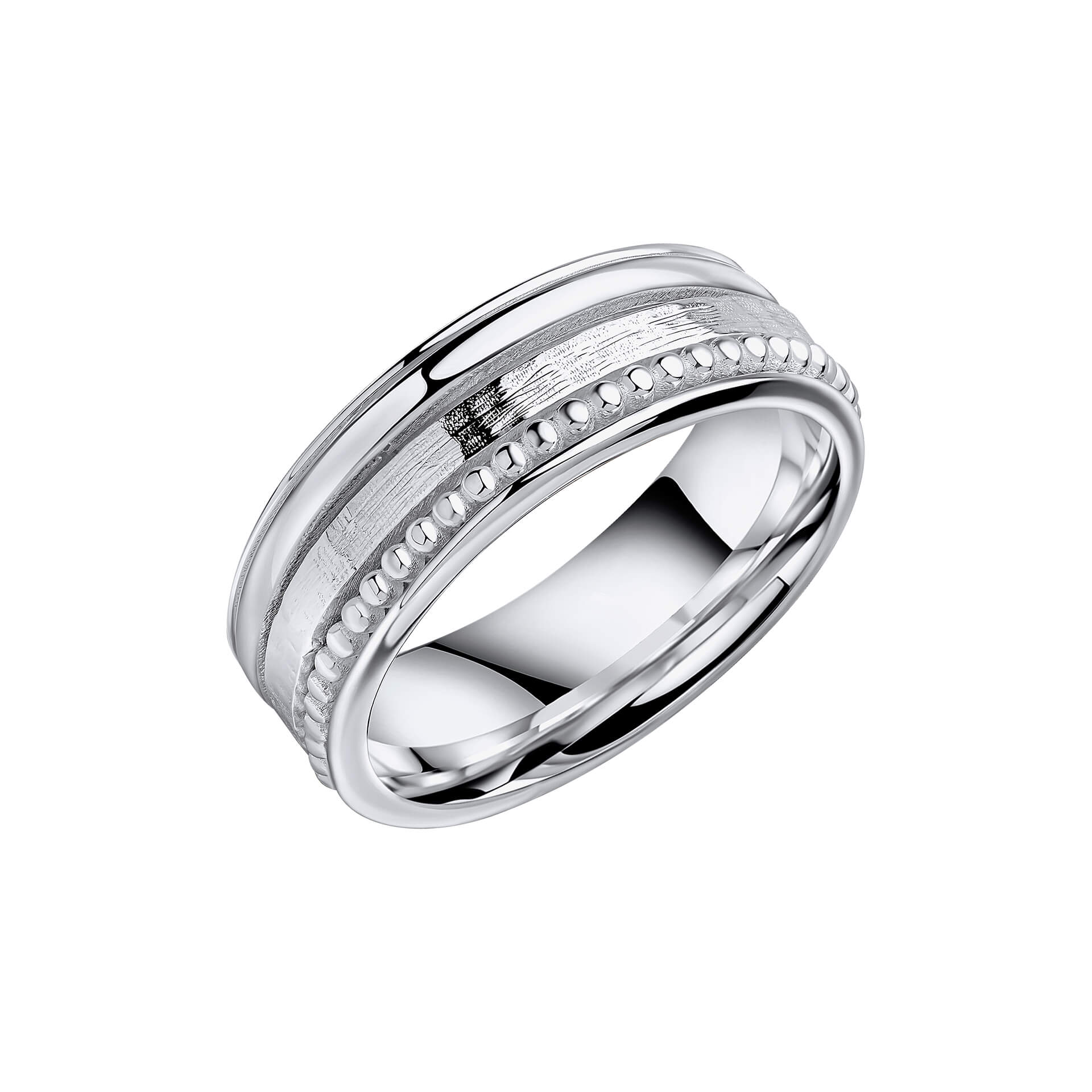 Beginnings Multi Texture Spinner Ring-0