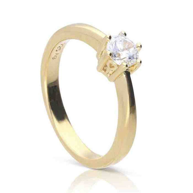 Diamonfire Six Claw Carat Brilliance of A Genuine Diamond