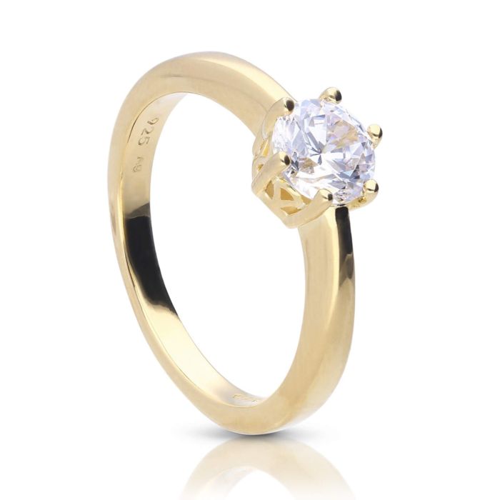 Diamonfire Six Claw Carat Ring-12