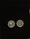 Solid Rhodium Plated 2.72 Ctw Simulated Excellent Diamond's VVS1 Earrings Stud 925 Sterling Silver